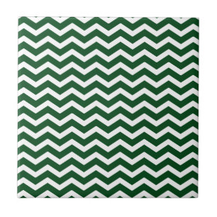 Teste padrão branco verde escuro de Chevron