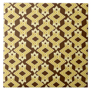 Teste padrão, Brown e ouro do papel de parede do
