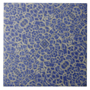 Teste padrão cerâmico azul
