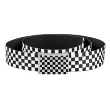 Teste padrão Checkered preto e branco