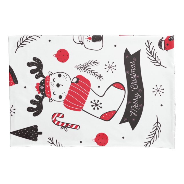 Teste padrão chique elegante do Natal (Frente)