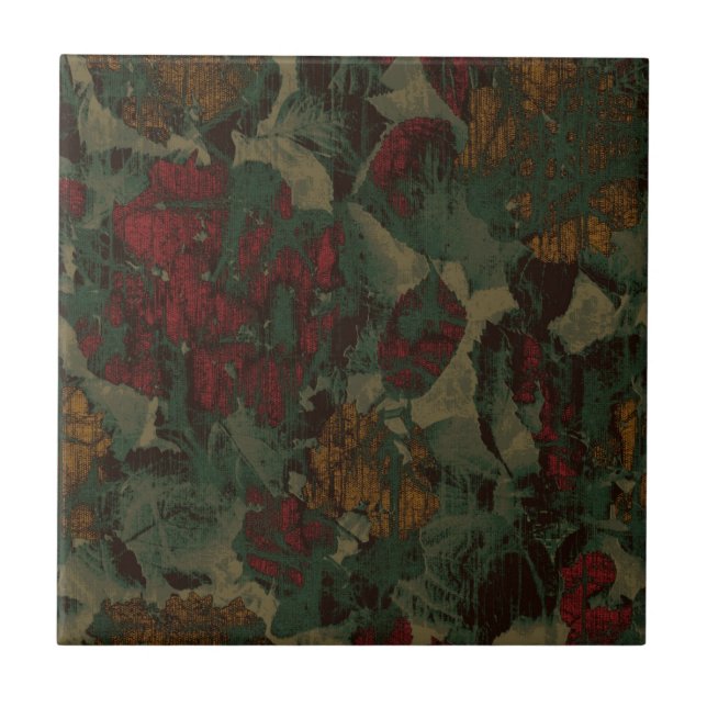 Teste padrão colorido da camuflagem da flor (Frente)