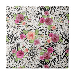 Teste padrão com impressões animais