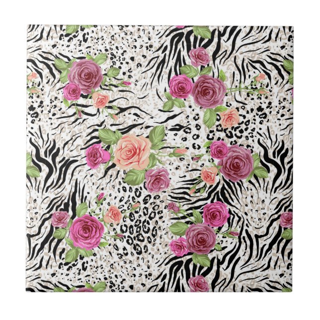 Teste padrão com impressões animais (Frente)