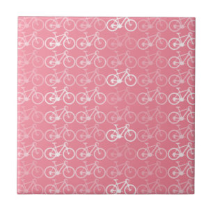 teste padrão cor-de-rosa das bicicletas
