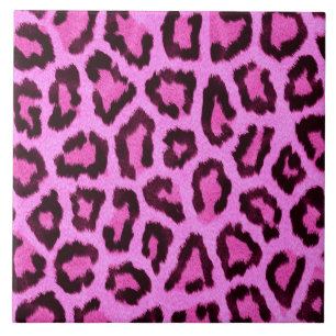 Teste padrão cor-de-rosa do impressão do leopard