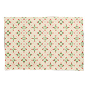 Teste padrão cor-de-rosa & verde floral da arte