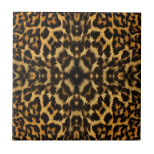 Teste padrão da pele do leopardo do caleidoscópi