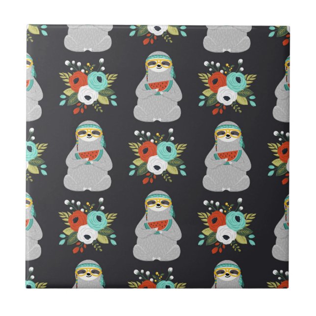 Teste padrão da preguiça da melancia (Frente)