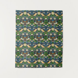 Teste padrão da tapeçaria do pássaro e da flor de