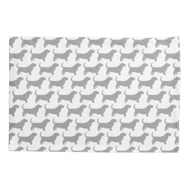 Teste padrão das silhuetas de Basset Hound (Verso)