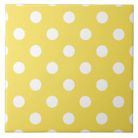 Teste padrão de bolinhas amarelo
