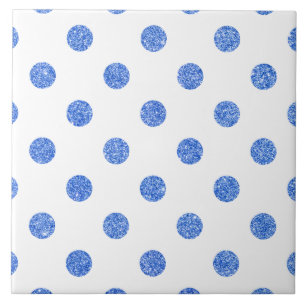 Teste padrão de bolinhas azul elegante do brilho