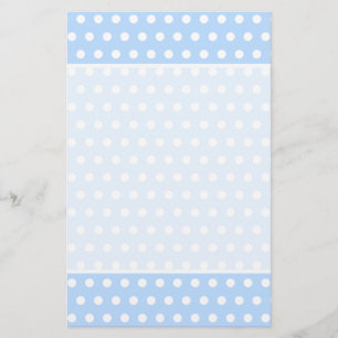 Teste padrão de bolinhas branco e azul. Manchado