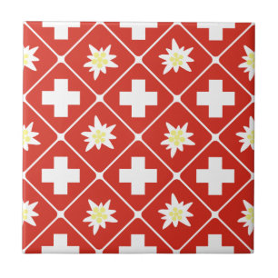 Teste padrão de Edelweiss da suiça
