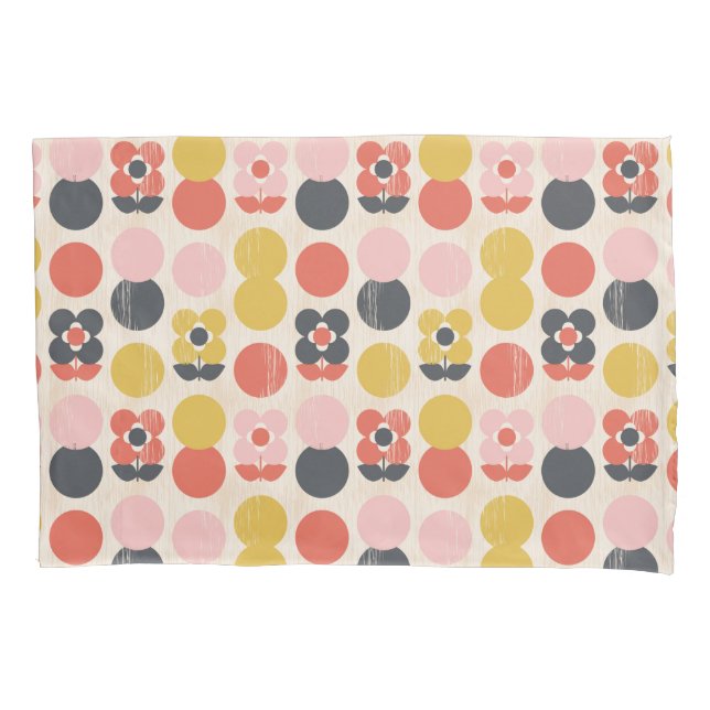 Teste padrão de flor moderno do meio século (Frente-Esquerda)