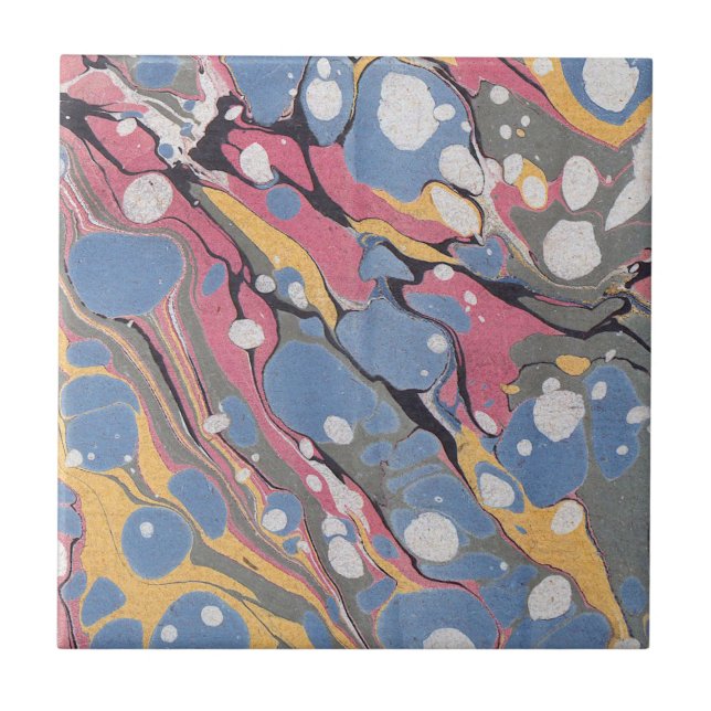 Teste padrão de mármore italiano azul (Frente)