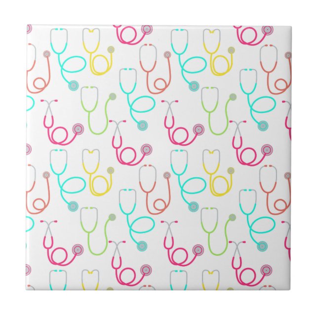 Teste padrão de néon do estetoscópio (Frente)