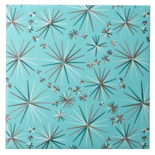 Teste padrão de Sputnik do meio século, azul do