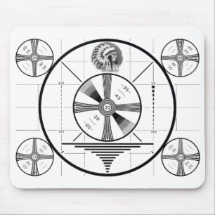 Teste padrão de teste principal indiano Mousepad