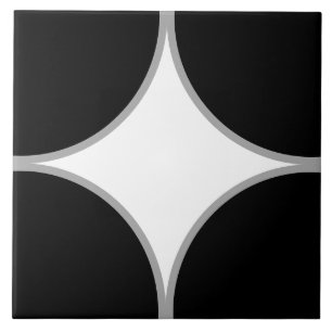 Teste padrão de um quarto preto e cinzento e