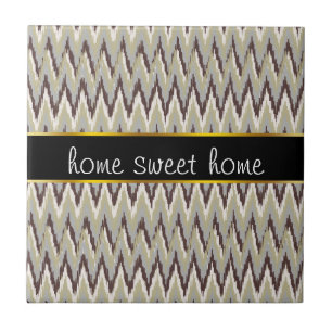 Teste padrão de ziguezague do iKat do café e do sá