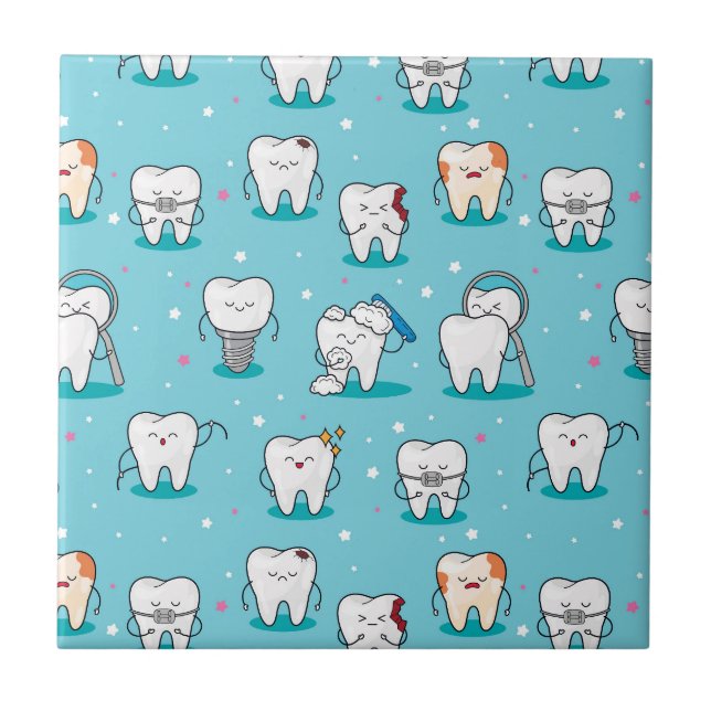 Teste padrão dental bonito (Frente)