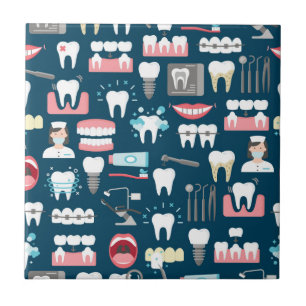 Teste padrão dental do escritório da clínica