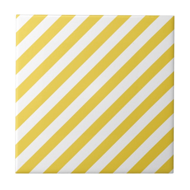 Teste padrão diagonal amarelo e branco das listras (Frente)