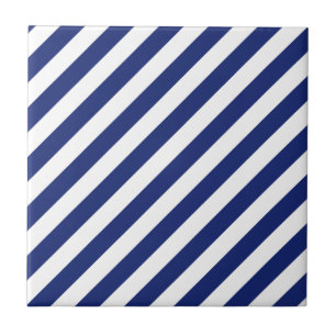 Teste padrão diagonal do azul marinho e o branco