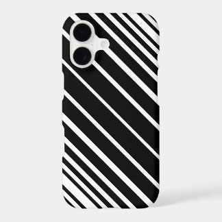 Teste padrão diagonal preto e branco à moda das