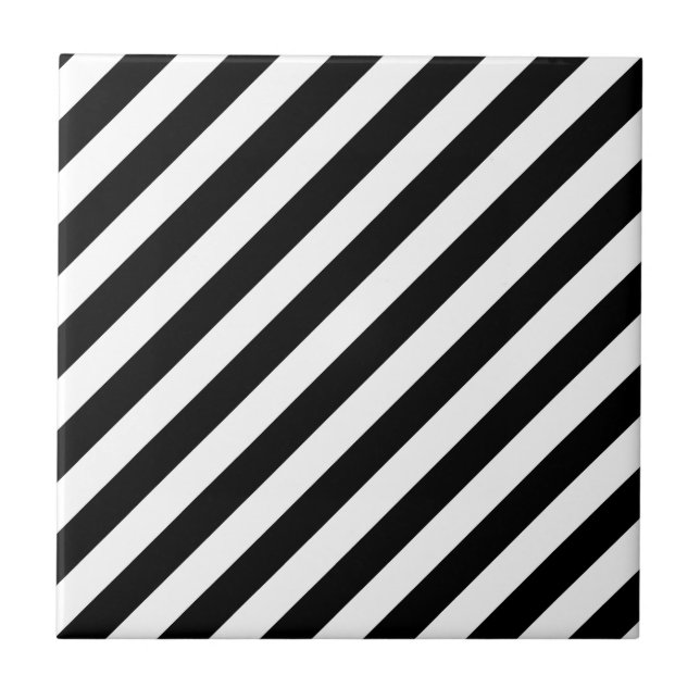 Teste padrão diagonal preto e branco das listras (Frente)