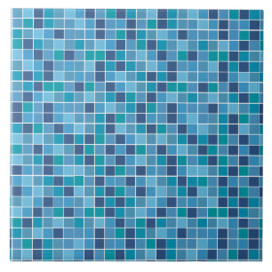 Teste padrão do azulejo da piscina