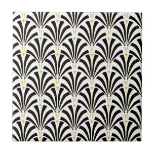 Teste padrão do costume dos fãs do art deco