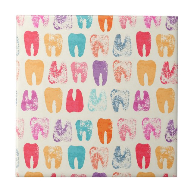 Teste padrão do dente do Grunge (Frente)