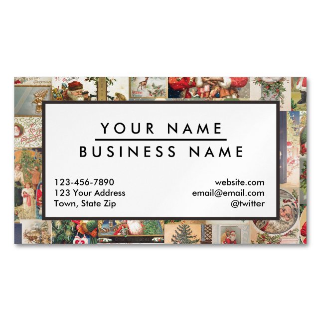 Teste padrão do feriado dos cartões do natal (Frente)