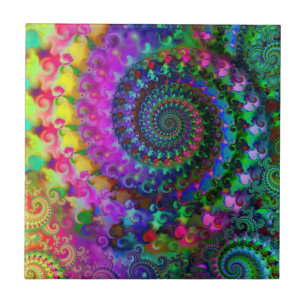 Teste padrão do Fractal do arco-íris do hippy