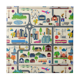 Teste padrão do mapa da cidade