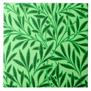 Teste padrão do salgueiro de William Morris, verd