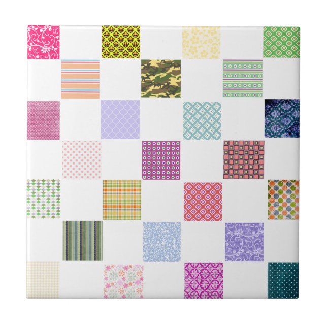 Teste padrão do tabuleiro de damas do arco-íris (Frente)