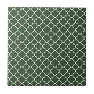 Teste padrão do trevo de Quatrefoil: Verde de