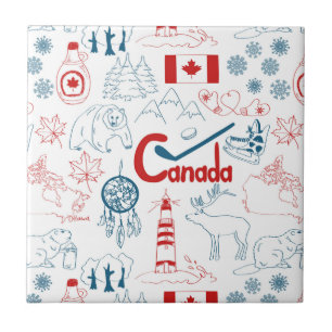 Teste padrão dos símbolos de Canadá  