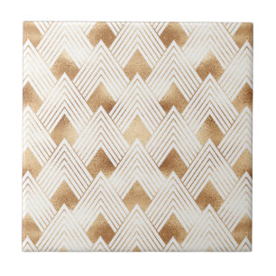 Teste padrão Dourado do art deco