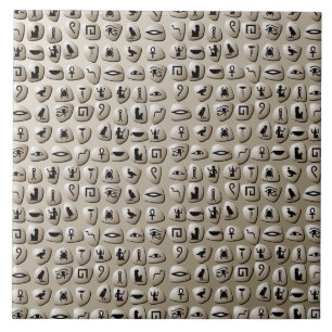 Teste padrão egípcio das pedras dos Hieroglyphics