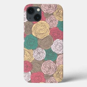 Teste padrão floral à moda. Floral brilhante