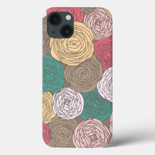 Teste padrão floral à moda. Floral brilhante