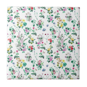 Teste padrão floral claro