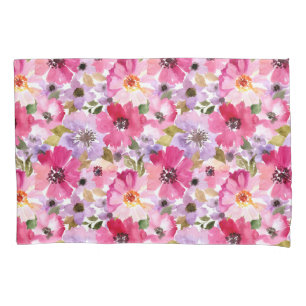 Teste padrão floral da aguarela do verão