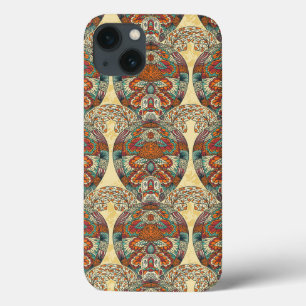Teste padrão floral da tartaruga