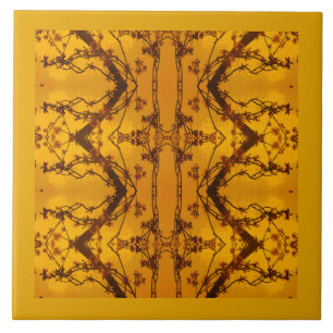 Teste padrão floral do estilo Dourado de tuscan d